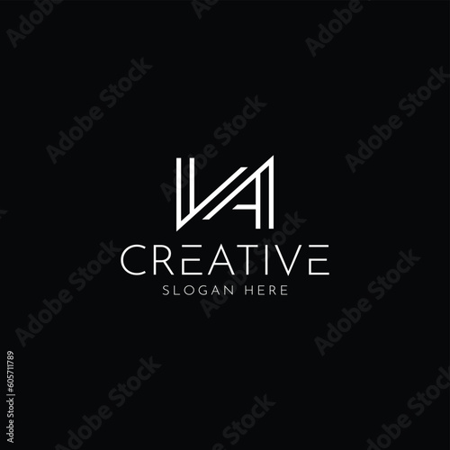 Design a clever monogram VA initials logo, solutions for brand identity designs for startup companies, individuals, etc, letter n © BLAZE