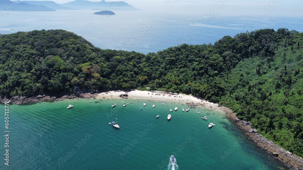 Fototapeta premium As Ilhas de Juquehy, São Sebastião, São Paulo
