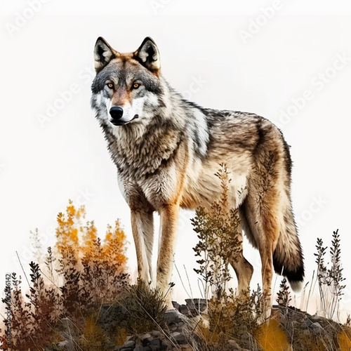 gray wolf lupus