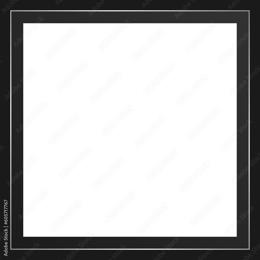 dark silver pattern square frame dark silver pattern square frame