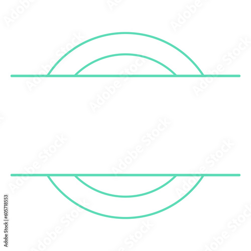 circle pattern monogram