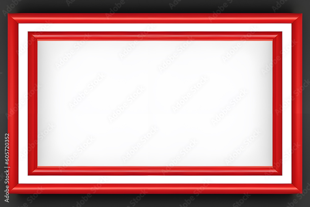 Canada day red frame on white background Canada day red frame on white background