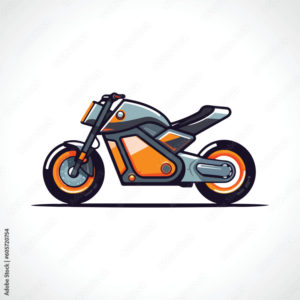 Super Bike Vector Motorcycle Vector Illustration