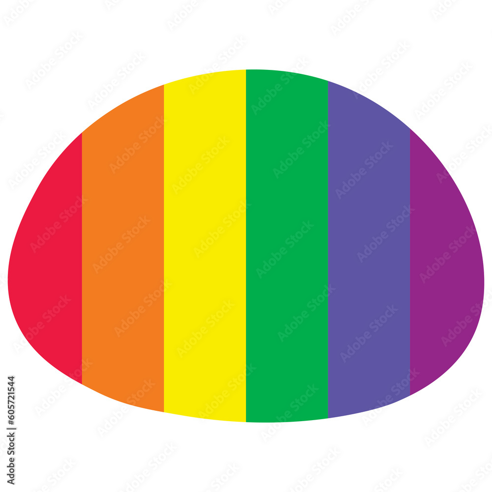 Fototapeta premium rainbow organic shape