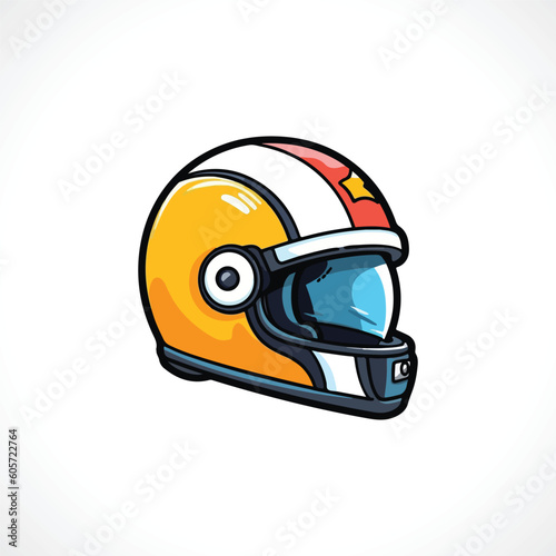 Motorcycle Helmet Vector Bike Helmet Vector Illustration