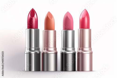 Lipstick Cosmetic Illustration Created with Generative AI