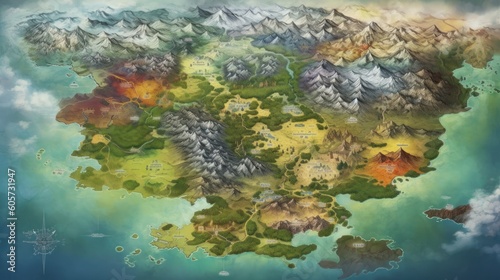 RPG Game World Map