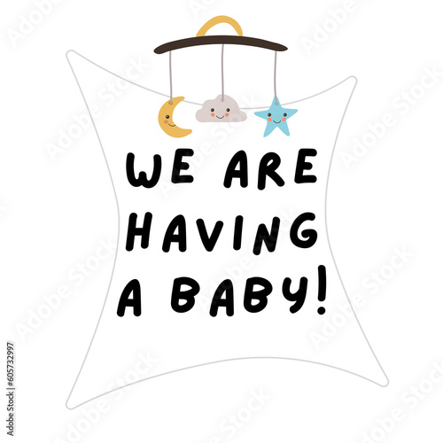 Welcome a new baby. There is a word 