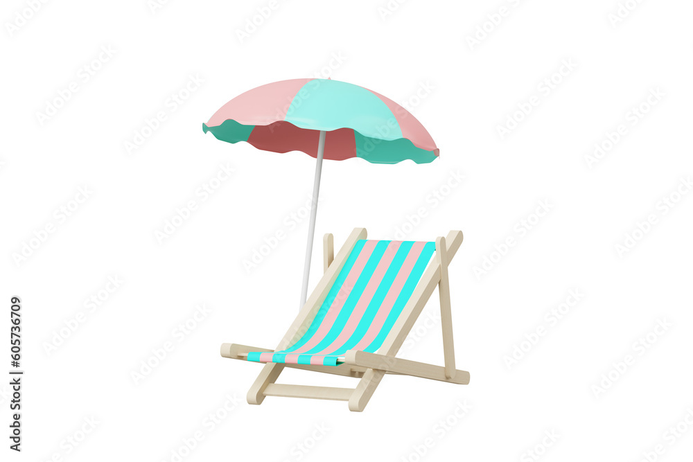 3d render beach chair and umbrella isolated on clear png background. Summer pink vacation with elements minimal cute Design, Summer theme. 3d render beach chair and umbrella isolated on clear png background. Summer pink vacation with elements minimal cute Design, Summer theme.