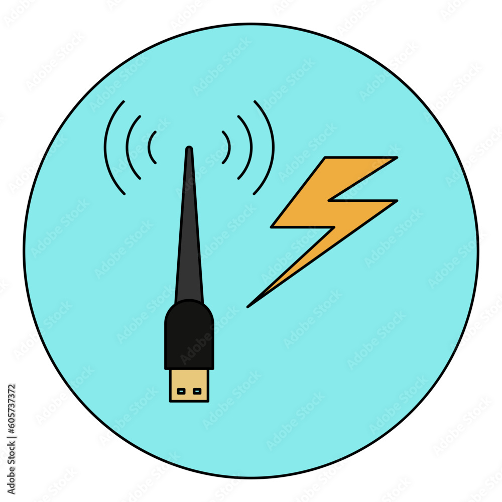 Obraz premium wireless icon