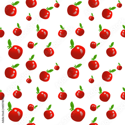 seamless pattern with apples