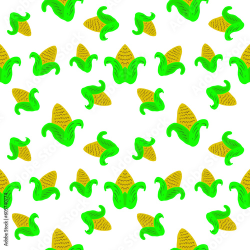 seamless pattern with leaves
