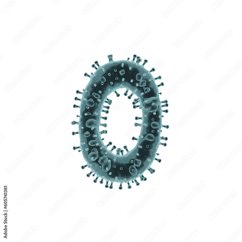 Virus or Covid 3D Alphabet or PNG Letters Virus or Covid 3D Alphabet or PNG Letters