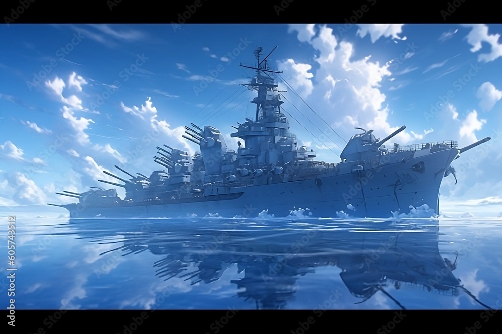 Fototapeta premium ship in the sea