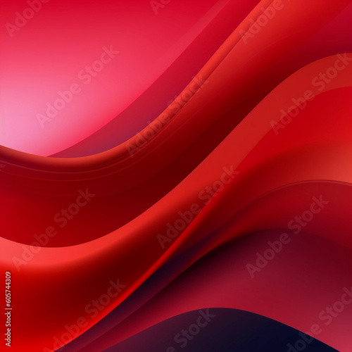 Abstract wave background, trendy pattern, Generative AI © PixelPusher