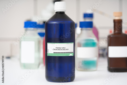 Quadro su tela Diethyl ether CH3CH2OCH2CH3