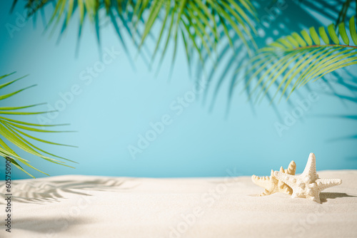 Fototapeta Naklejka Na Ścianę i Meble -  Symbolic tropical beach background