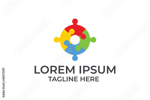 Fotografija People Family logo design vector icon template
