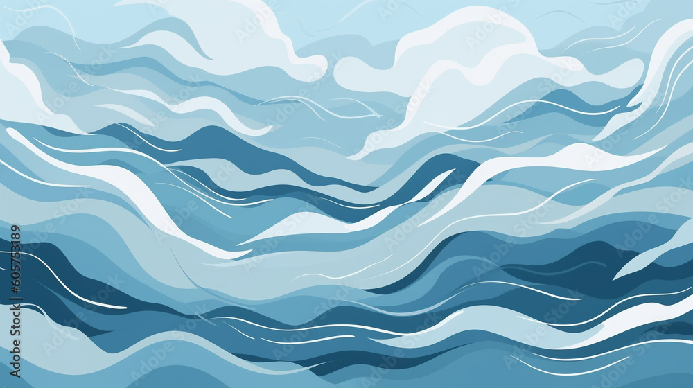 Water surface background vector, in the style of flowing lines. Generative AI image Water surface background vector, in the style of flowing lines. Generative AI image