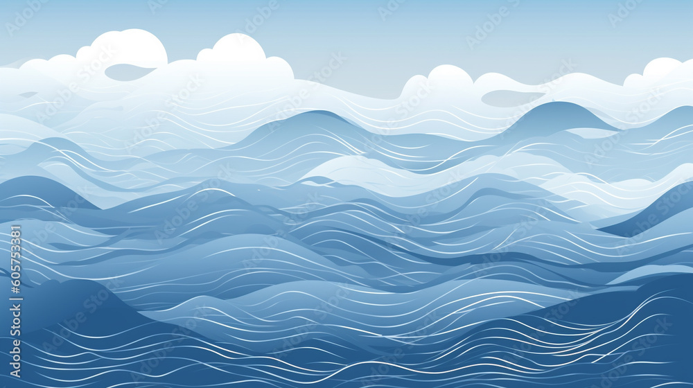 Water surface background vector, in the style of flowing lines. Generative AI image Water surface background vector, in the style of flowing lines. Generative AI image