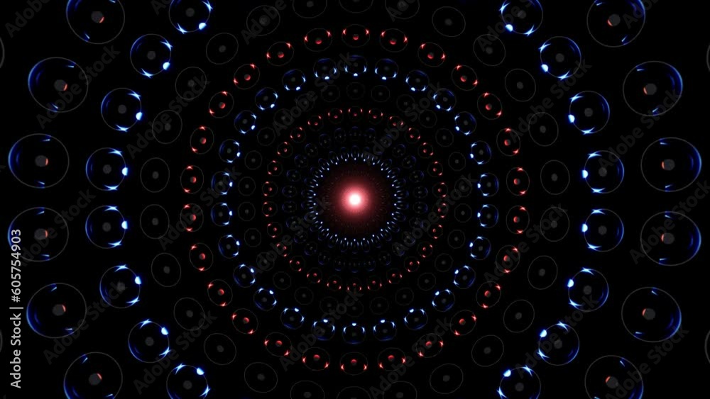 Flickering RGB color circle dot lights Flickering RGB color circle dot lights