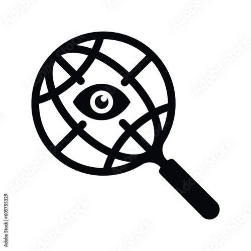 Observation, discovery icon.