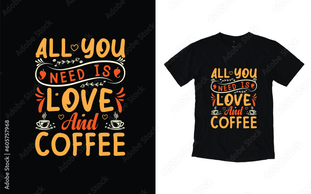 Coffee t-shirt design bundle, set of coffee designs, coffee t-shirt quotes, Vactor T-shirt Design, typography quotes