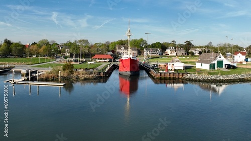 Lewes Delaware - Canalfront Park - Overfalls Lightship photo