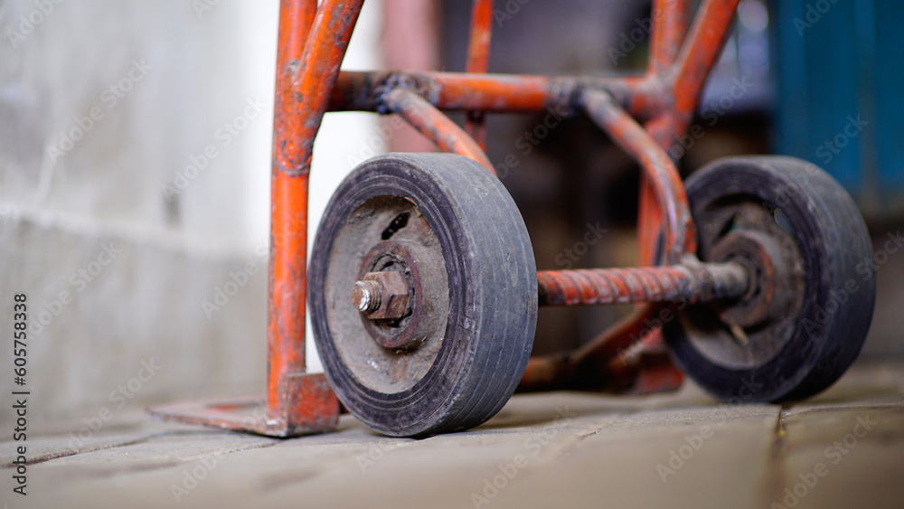 old trolley wheel old trolley wheel