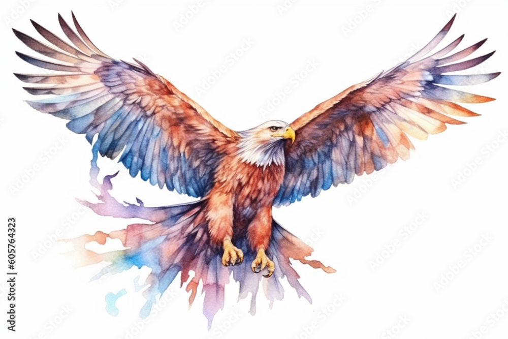 Obraz premium red headed eagle