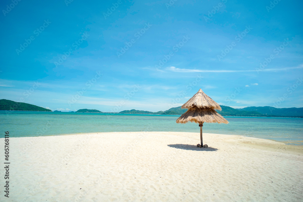 A little hut on a beach A little hut on a beach