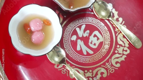 Chinese wedding, sweet glutinous rice balls