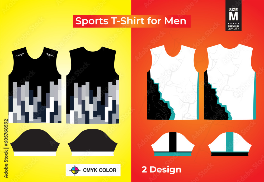 2 sports t shirt design for man