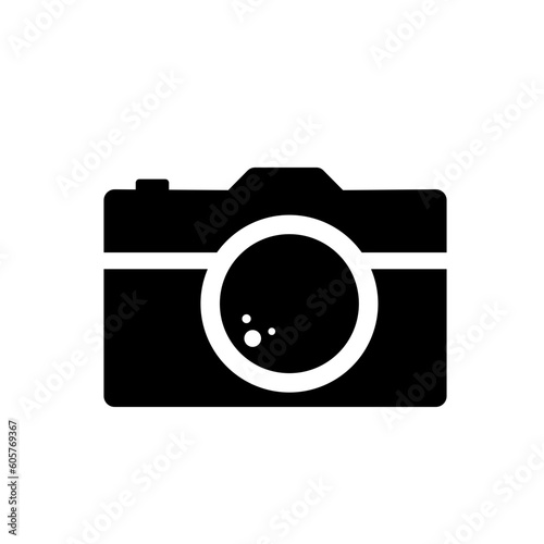 digital photo camera - vector icon