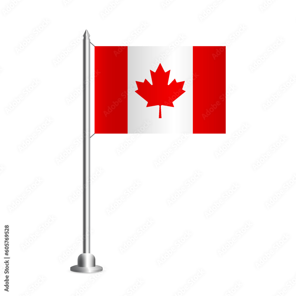 Vector Illustration. Background with flag of Canada.
Vector Illustration. Background with flag of Canada.