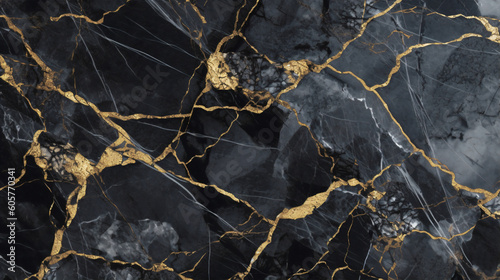 Black and gold marble background  an ultrafine detailed painting  aestheticism  Behance hd  wallpaper  high detail generated with ai