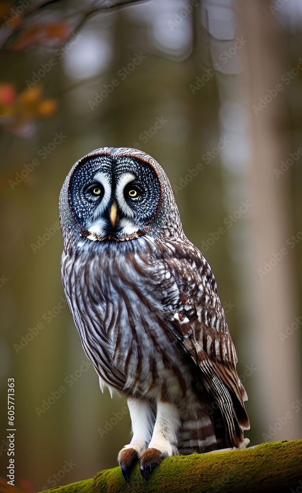 great grey owl great grey owl