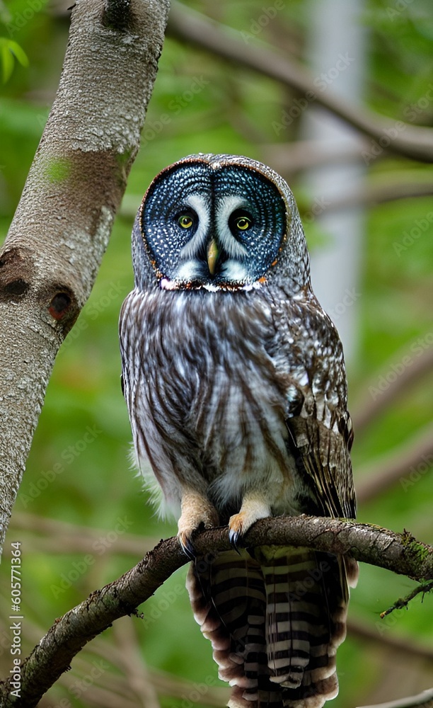 Fototapeta premium great grey owl