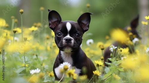 Boston Terrier Cute Dog  © DLC Studio