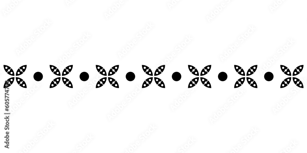 art flower border line art flower border line