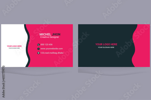 Business Card design template, Creative business card, Clean Business card, visiting cards, visit card, own, void, grab, bulletin, introduction, recruitment, id, business card 
