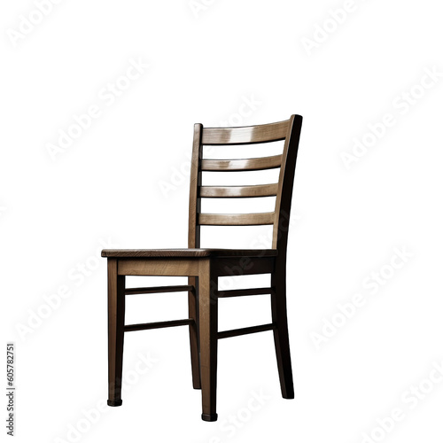 an antique wooden chair