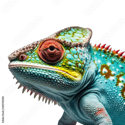 A beautiful colorful chameleon