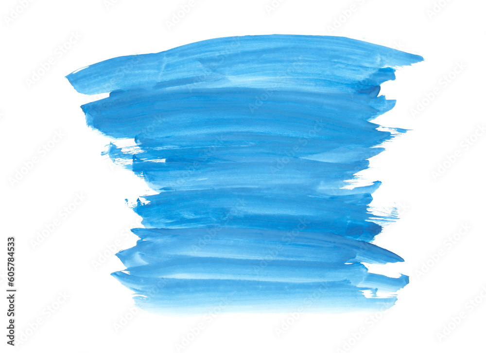Watercolor. Blue abstract painted ink strokes set on watercolor paper. Watercolor. Blue abstract painted ink strokes set on watercolor paper.