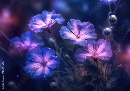 Lavender Flowers created with Generative AI Technology  ai  generative