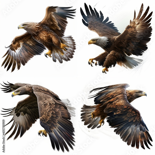 bald eagle in flight © Marcos Bauermann