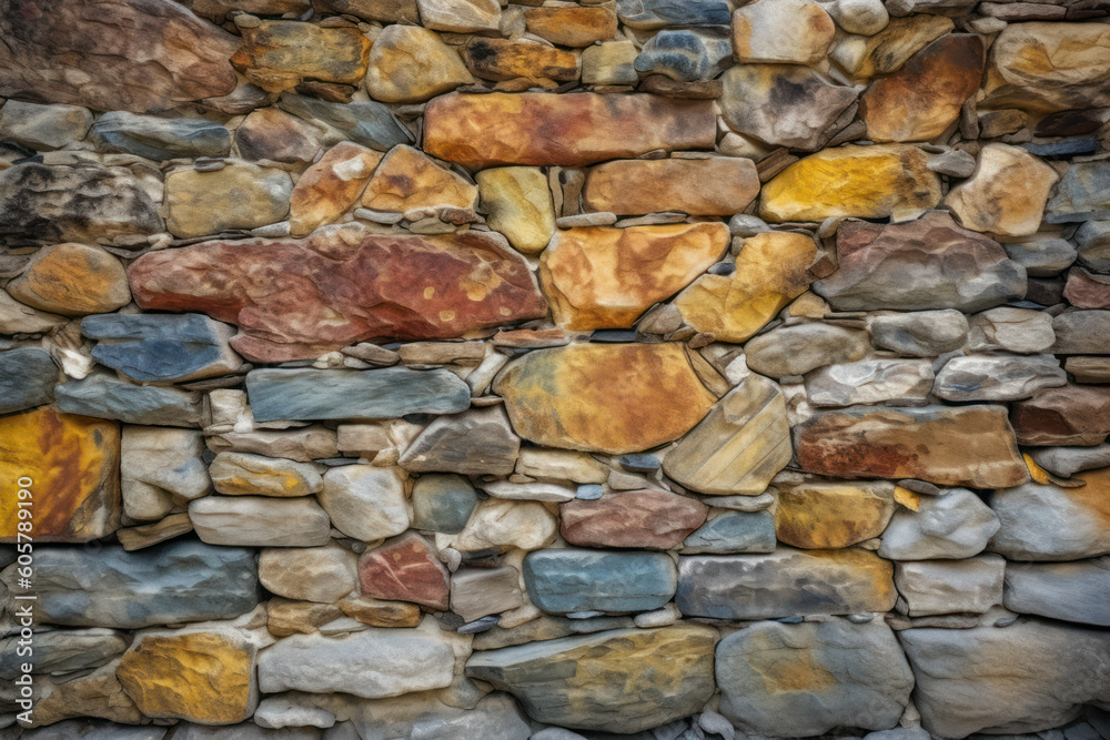 Obraz premium Rock wall, Colorful stone background