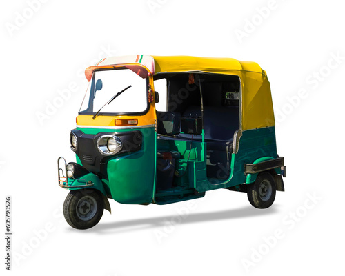 Spirited Hues: Indian Yellow and Green Auto photo