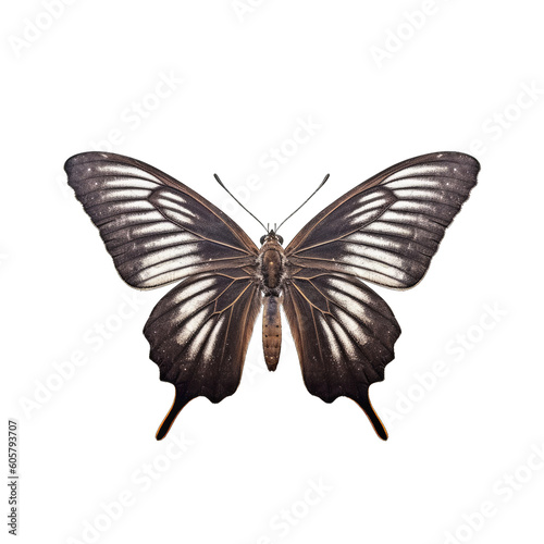 Common dotted-border swift butterfly -  Caltoris cormasa 1. Transparent PNG. Generative AI photo
