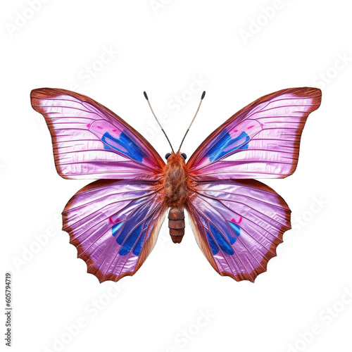Purple hairstreak butterfly -  Neozephyrus quercus 1. Transparent PNG. Generative AI photo